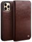 Preview: QIALINO - Echtes Leder iPhone 13 Pro Max - Braun